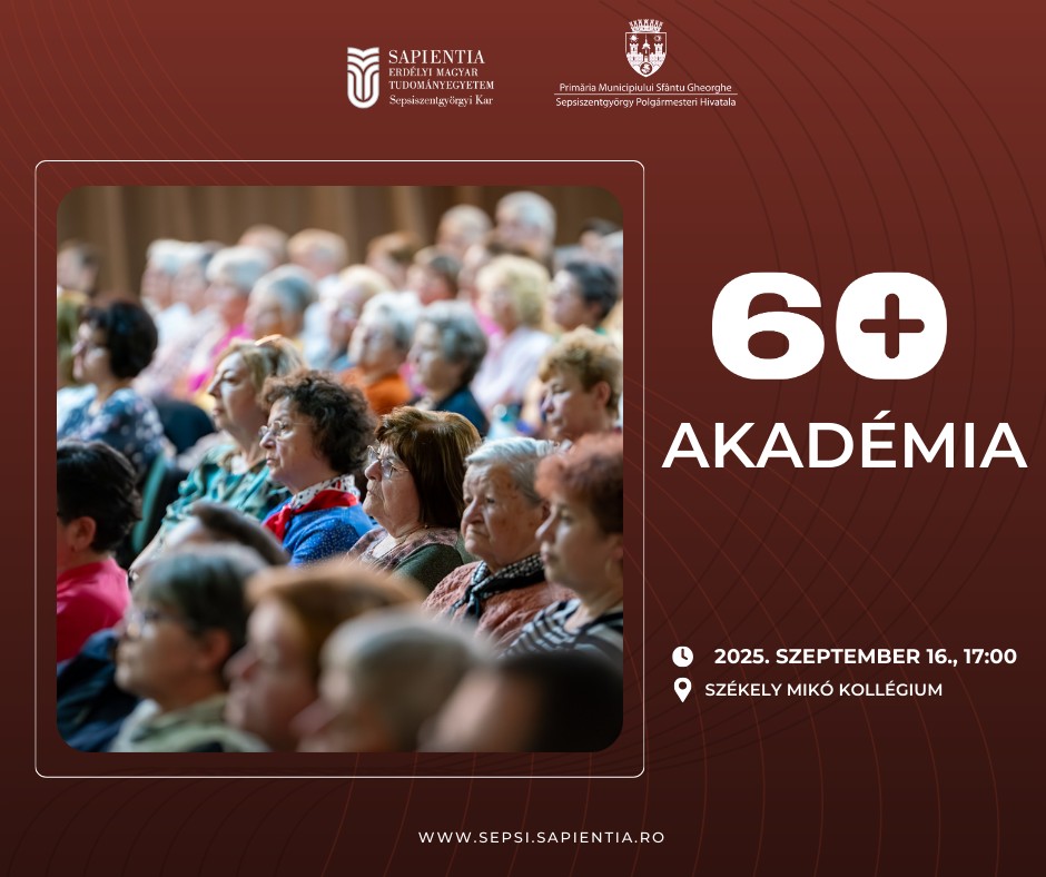 Új előadásokkal érkezik a 60 Plusz Akadémia 2025 őszén