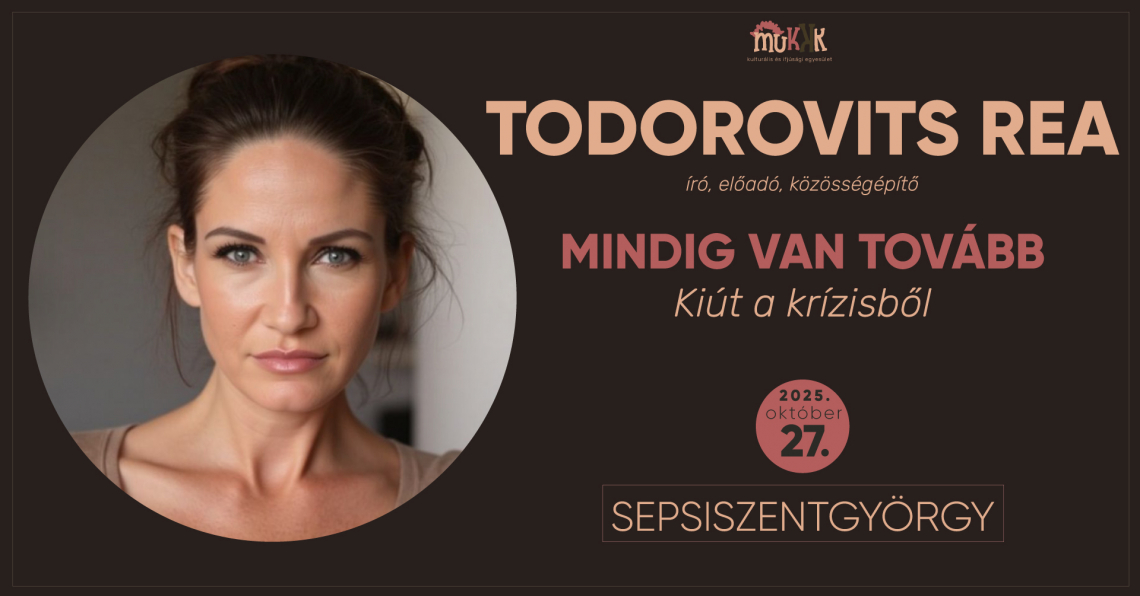 Todorovits Rea előadása Sepsiszentgyörgyön