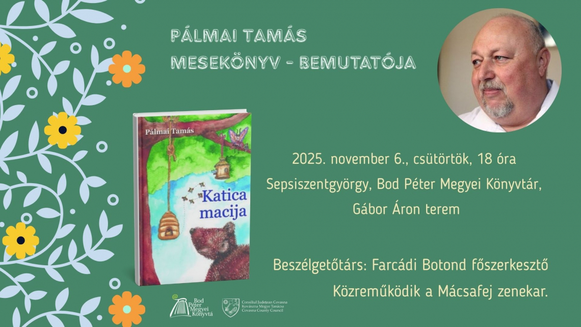 Pálmai Tamás mesekönyvének bemutatója